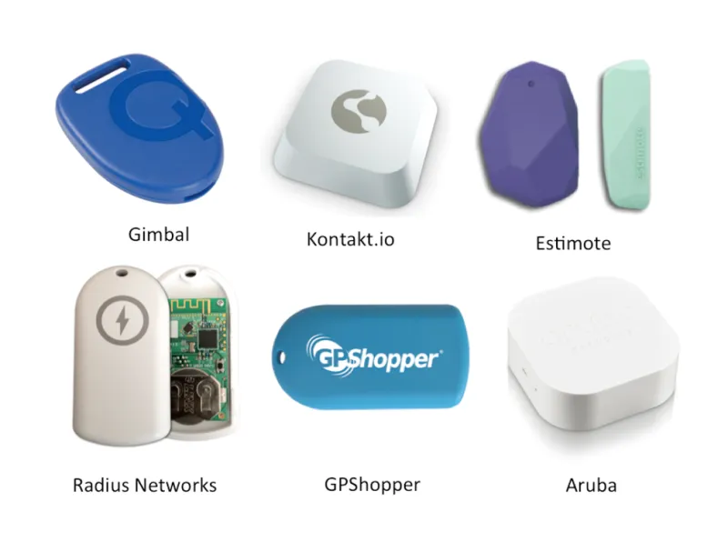 Different models of Beacon devices are available on the market