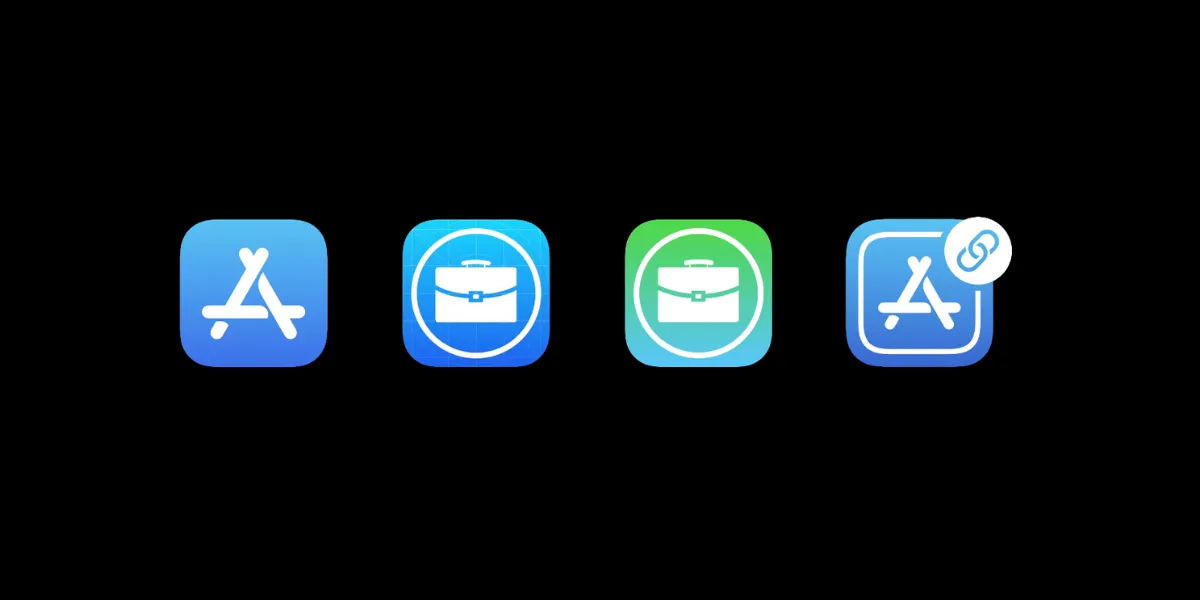Les modes de déploiement iOS : App Store, Custom apps, Déploiement entreprise et Apps non répertoriées (extrait de la vidéo Explore unlisted app distribution)