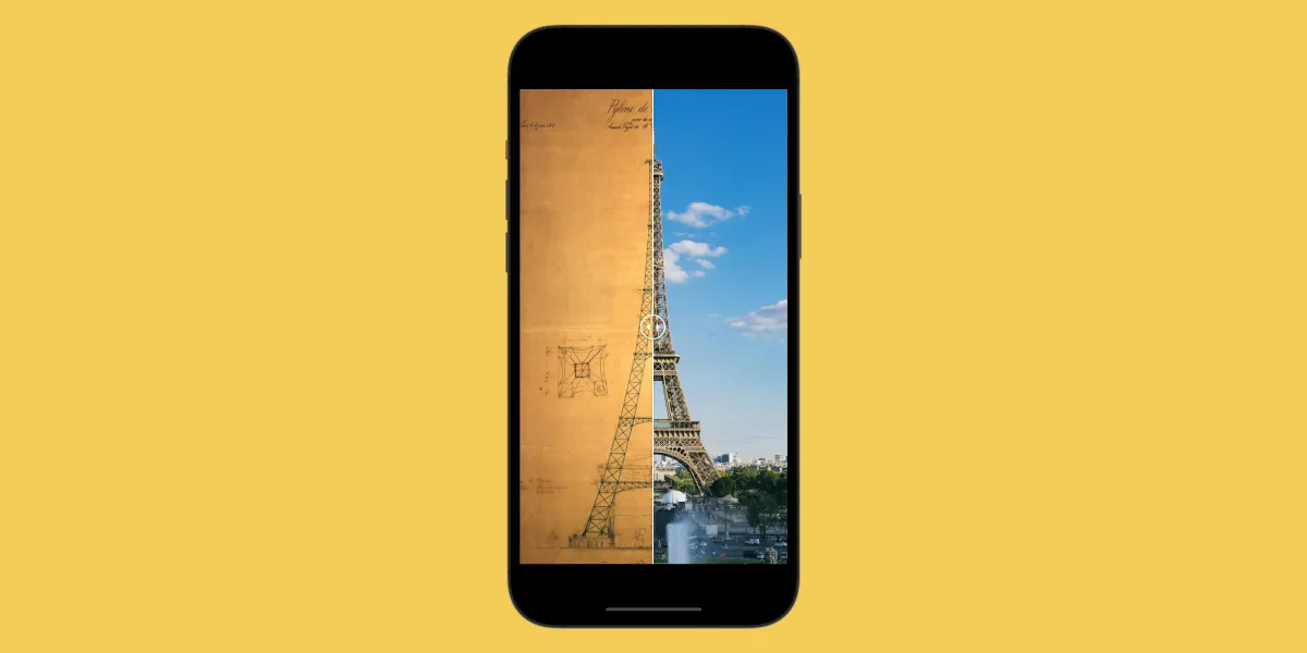 Le nouveau composant Image Avant/Après