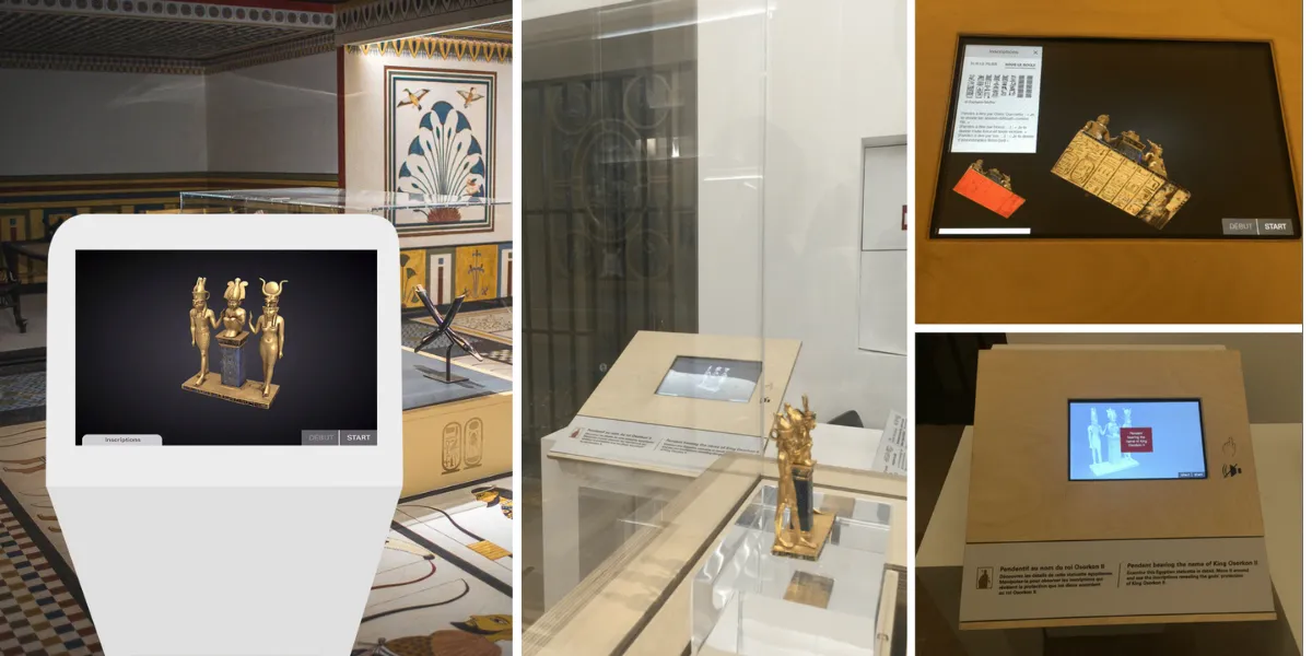 Borne interactive Osorkon