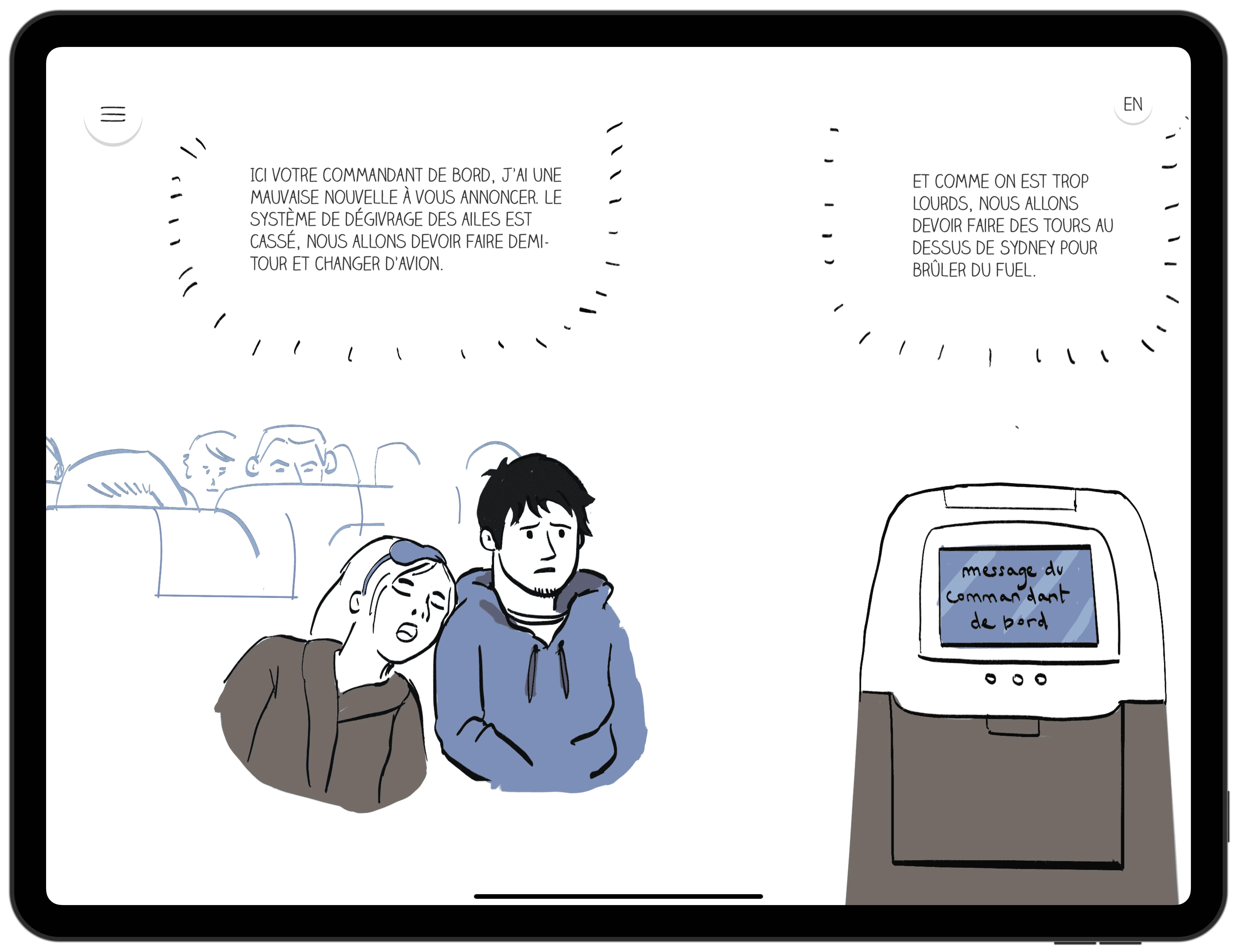 “Ici tout va bien”, l’épisode où l’avion fait demi-tour