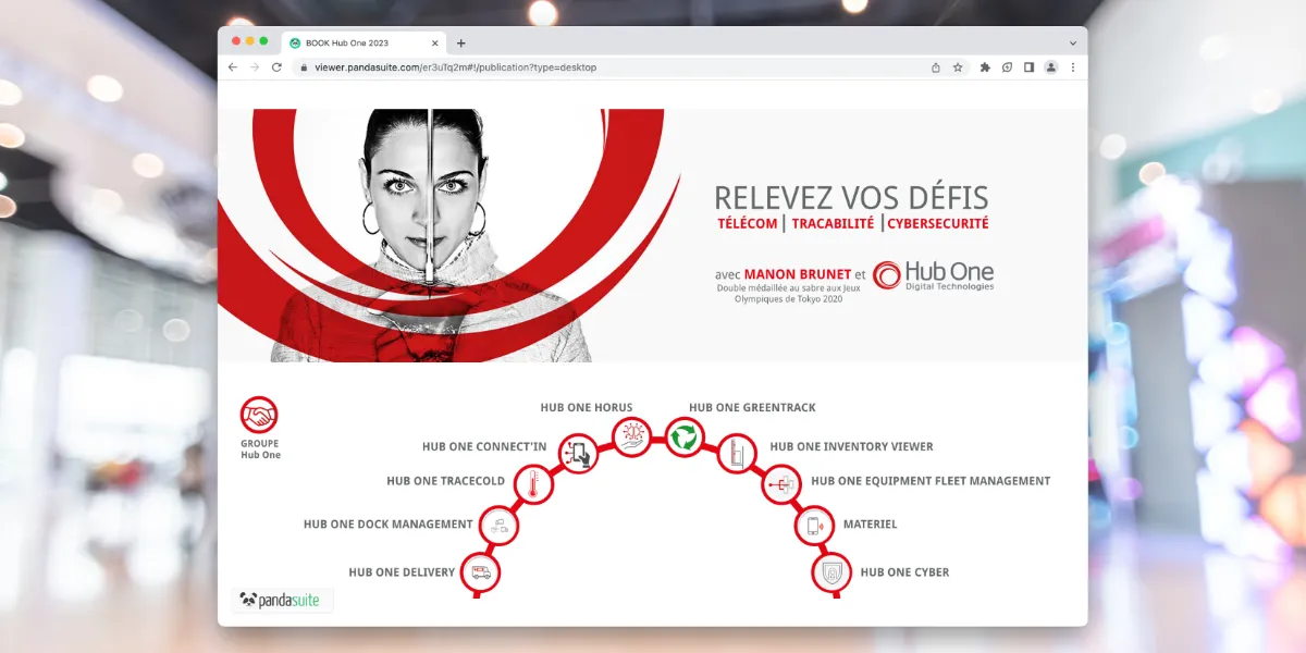 Les “Roues” sont devenus l’ADN de Hub One en matière de présentation commerciale.