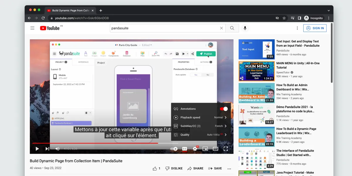 Comment afficher des sous-titres français sur YouTube