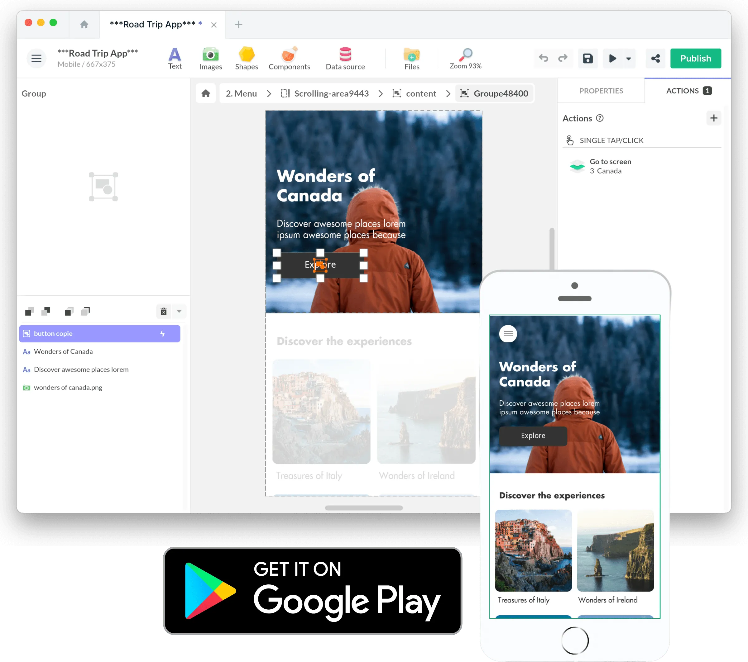 Mobile Apps ohne Code erstellen