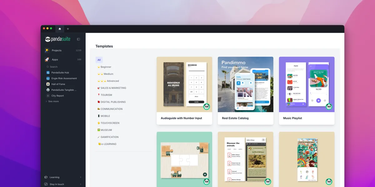 Unlock new possibilities with PandaSuite's June 2023 update: Simplified templates, custom template sharing, and the EasyCertif tool for iOS.