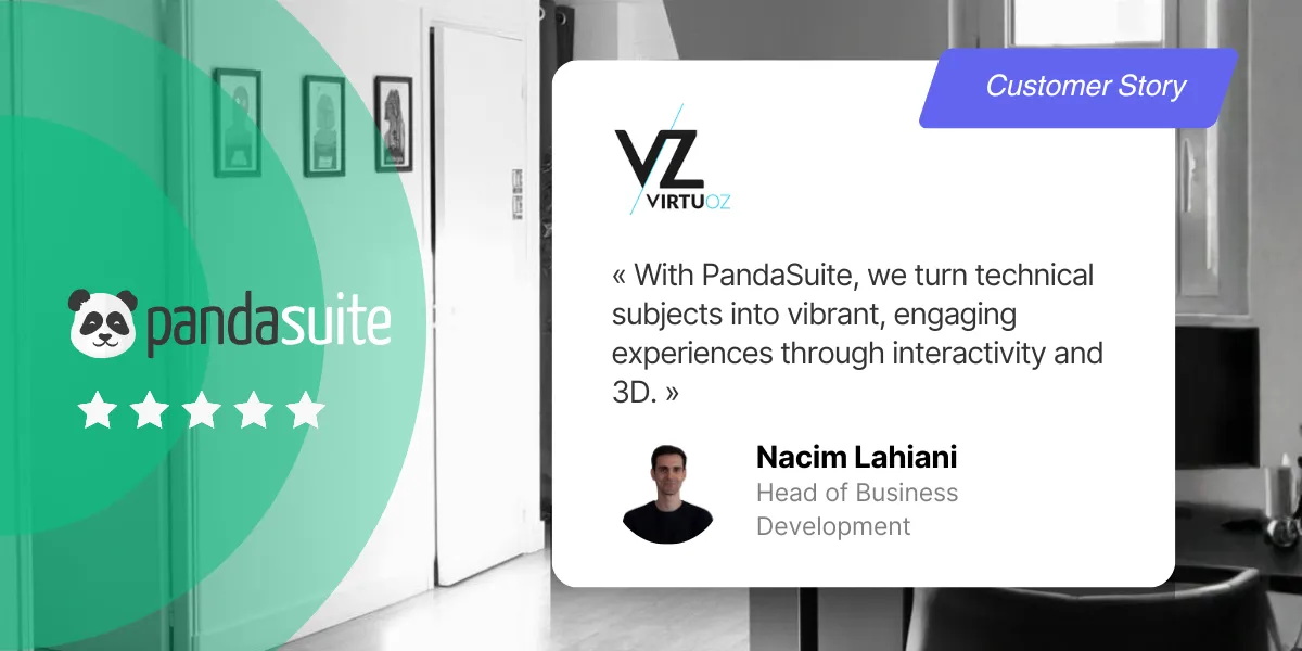 Discover how Virtuoz uses PandaSuiteâs no-code platform to create interactive, 3D, and educational digital tools that transform internal communication for global enterprises.