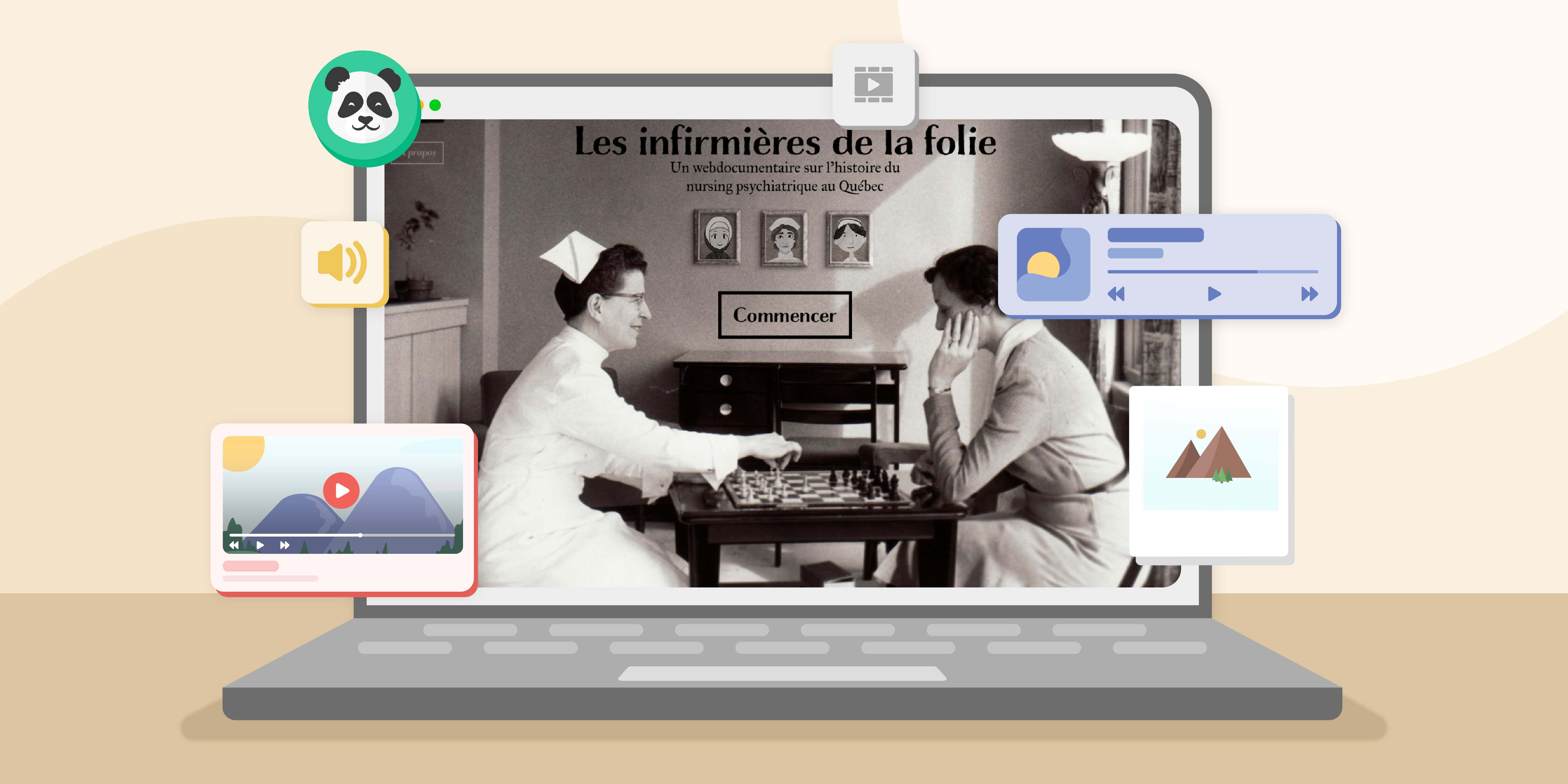 Découvrez notre guide pour réaliser un webdocumentaire, sans compétences techniques à l’aide de PandaSuite.