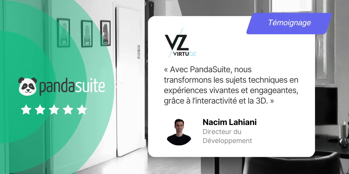 En combinant no-code, interactivité et 3D, Virtuoz transforme des sujets complexes en expériences pédagogiques et engageantes, tout en répondant aux défis de cybersécurité et d’innovation des grands groupes.