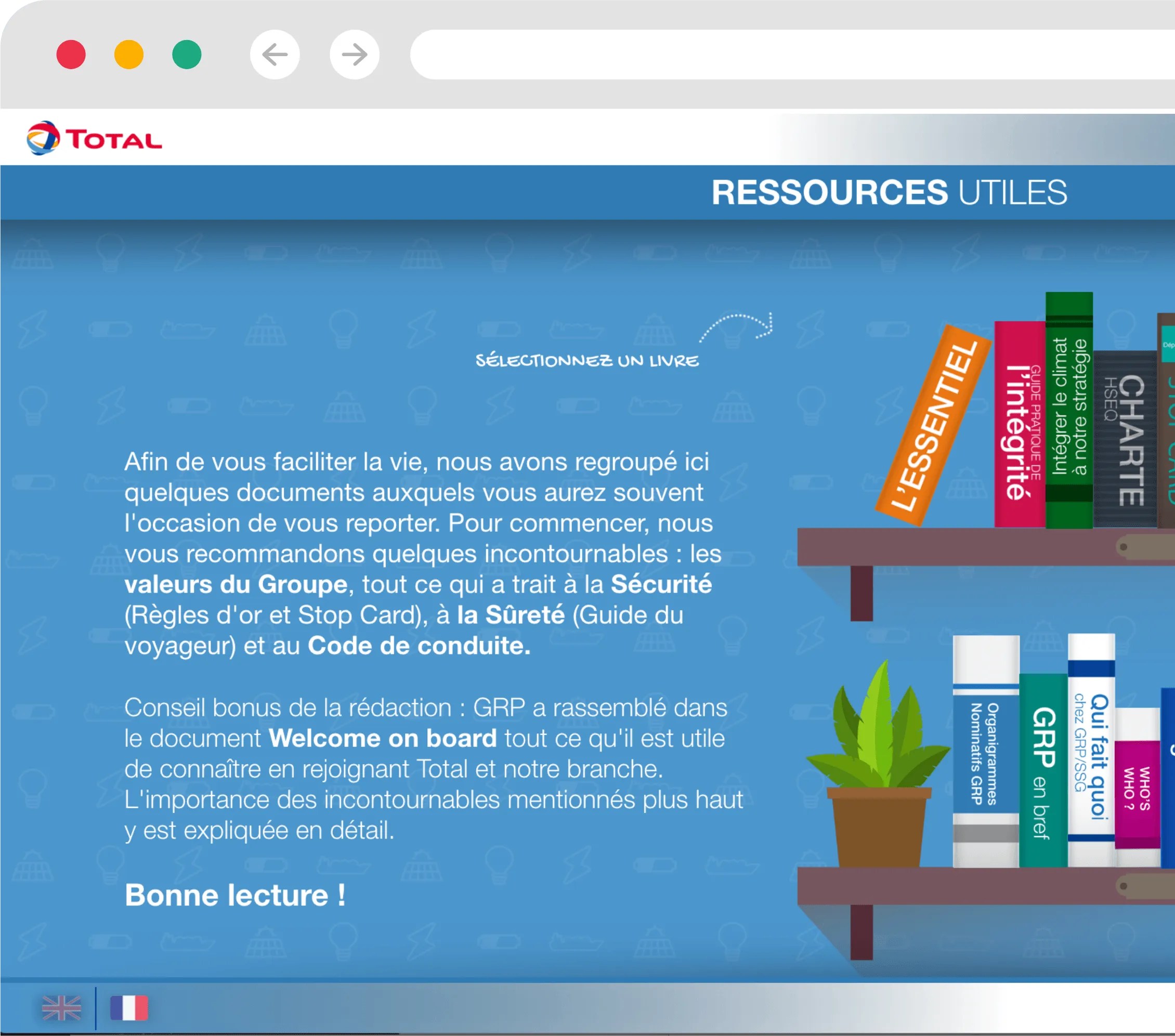 Contenido de incorporación