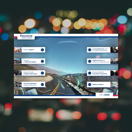 An interactive press kit for CES 2020