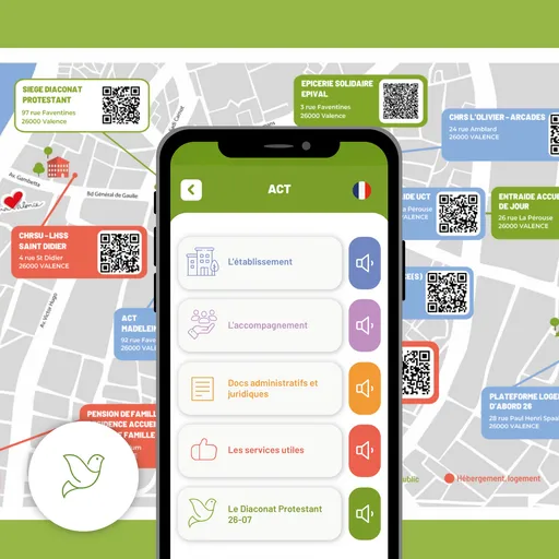 Digital welcome guides for people supported by a social care organization