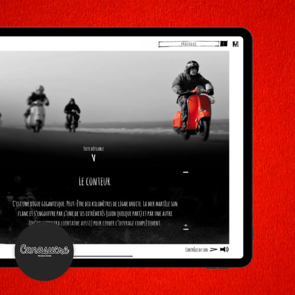 Un roman multimedia interactif pour explorer les bunkers du Nord