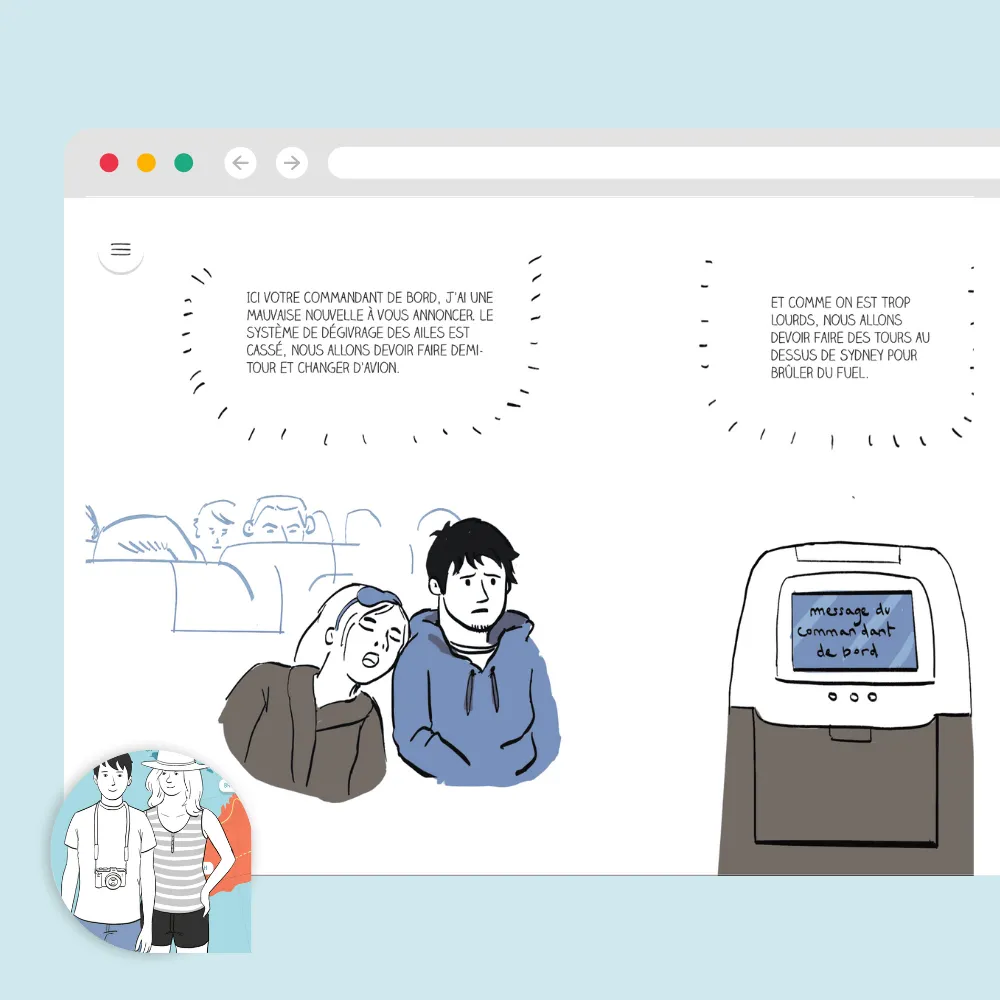Une BD numérique immersive entre voyage et narration interactive