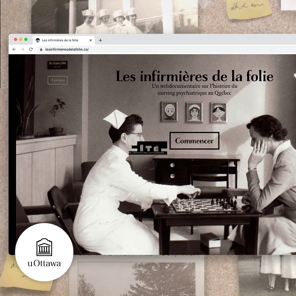 Webdoc "Les infirmières de la folie"