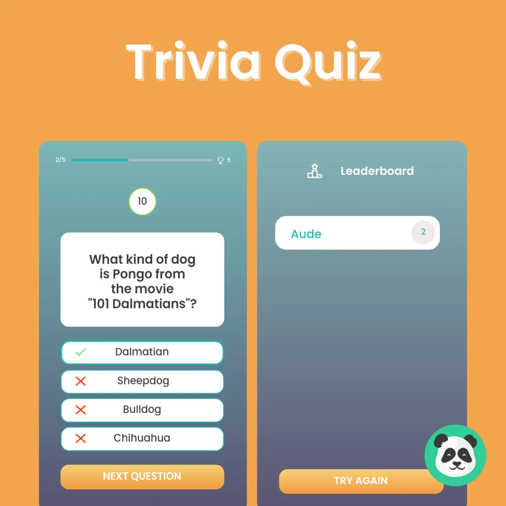 Interactive Disney Quiz