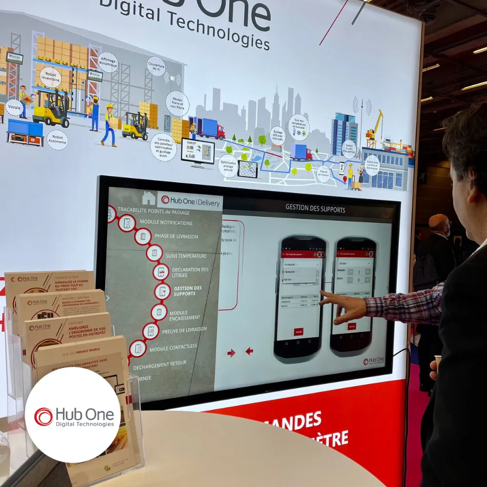 An interactive presentation for trade shows