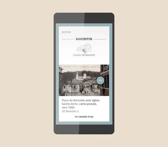 App audioguide Paysages d’hier et d’aujourd’hui