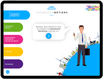 Borne interactive sur les métiers du groupe Engie