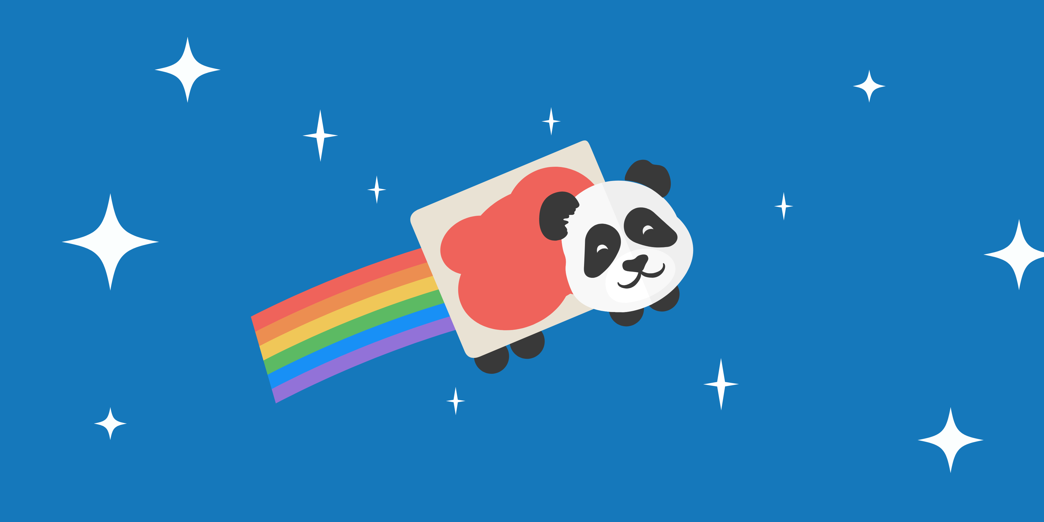 Illustration des Nyan Panda