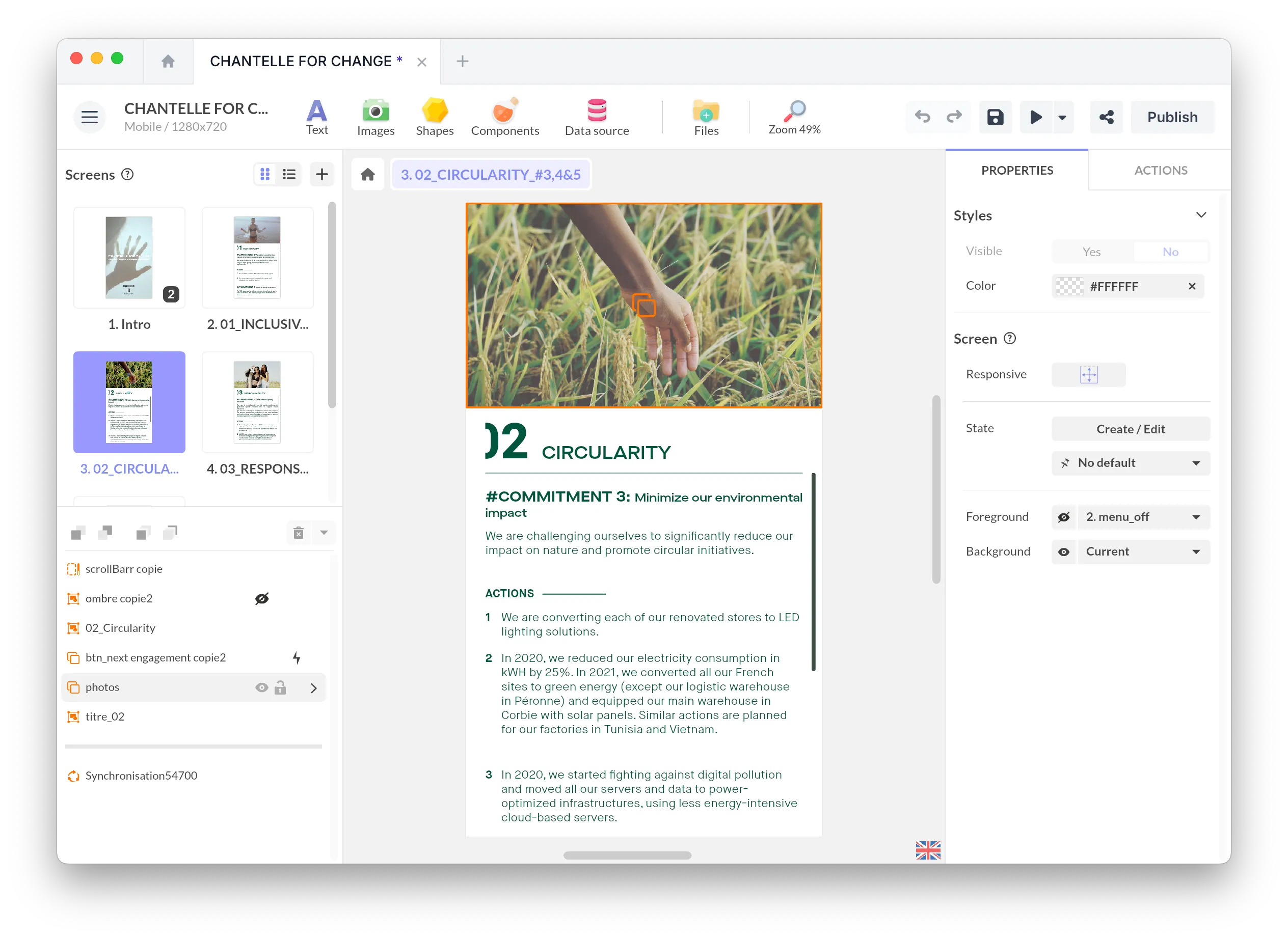 PandaSuite Studio Visual Editor