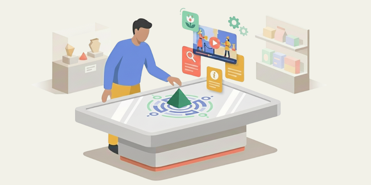 Associez objets physiques et contenu numérique pour créer des expériences immersives, sans code, pour musées, événements, éducation, et plus encore.