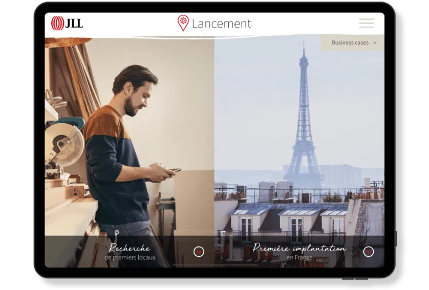 iPad Sales Support App for JLL Sales Representatives