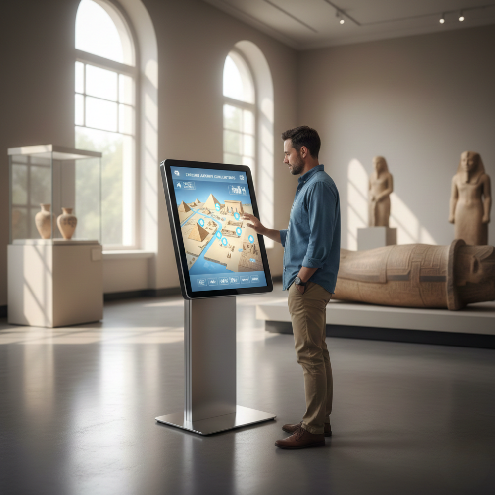 Interactive museum kiosk